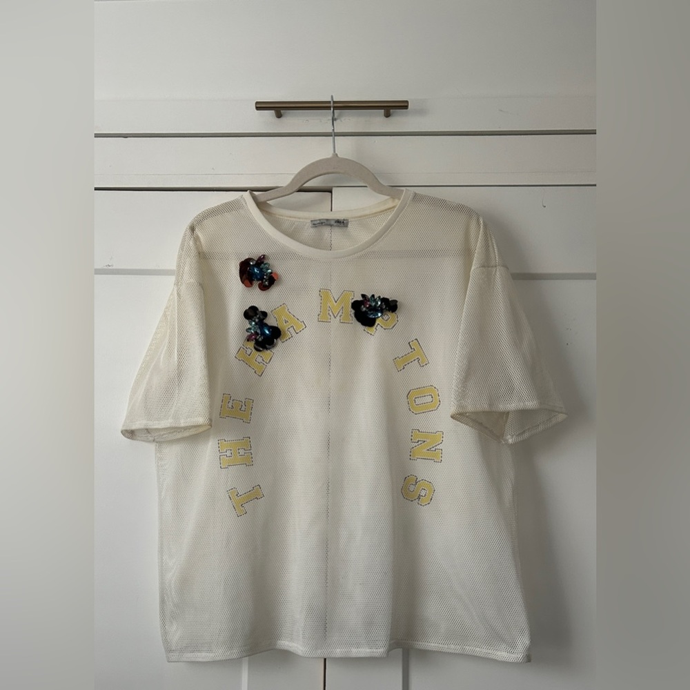 Sporty Mesh Oversized Top Size L 🔆🏵️
